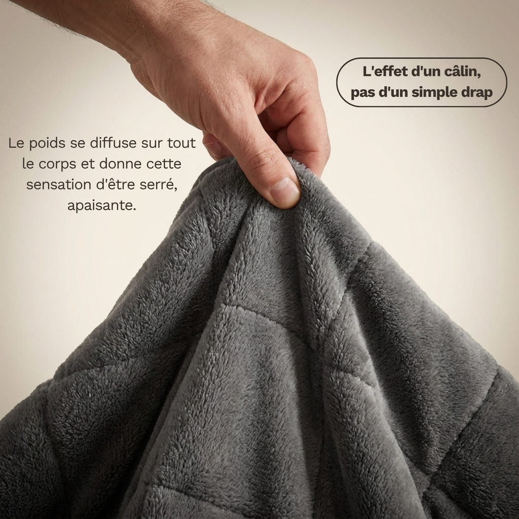 Couverture lestée douce pour adulte