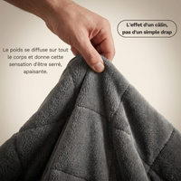 Couverture lestée douce pour adulte