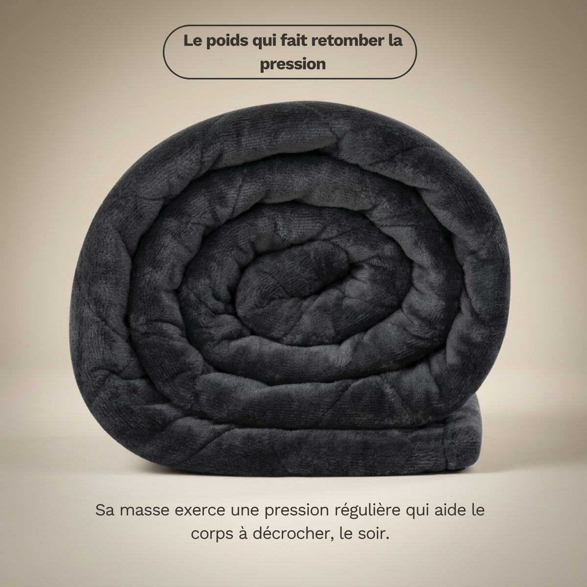 Couverture lestée polaire pour adulte